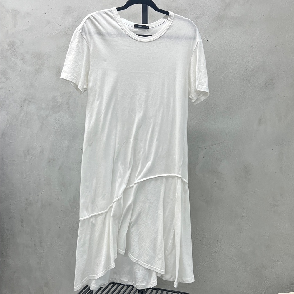 Bassike Asymmetrical T-Shirt Dress